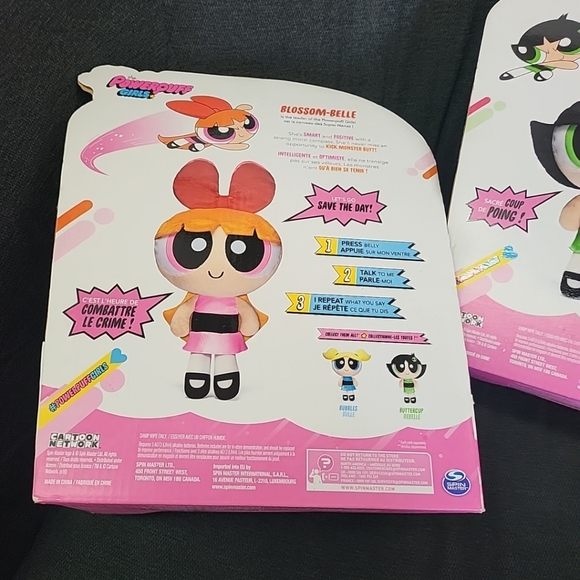 2016 NIB The Powerpuff Girls Speak To Me Dolls Blossom Buttercup & Bubbles - Picture 6 of 8